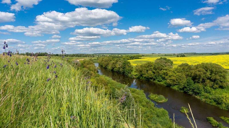 рекакшень, орловскаяобласть, ливны, лето Река Кшень фото превью
