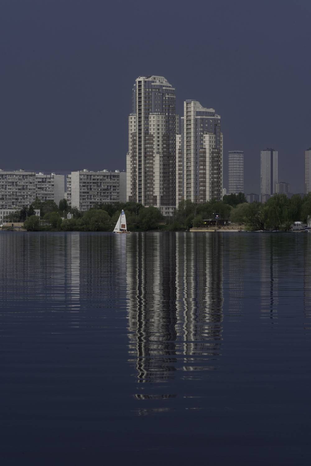 Москва, Строгино, Большой Строгинский затон, яхта, Гаврилов Юрий
