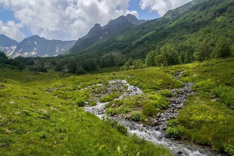 Горные ручьи. фото превью