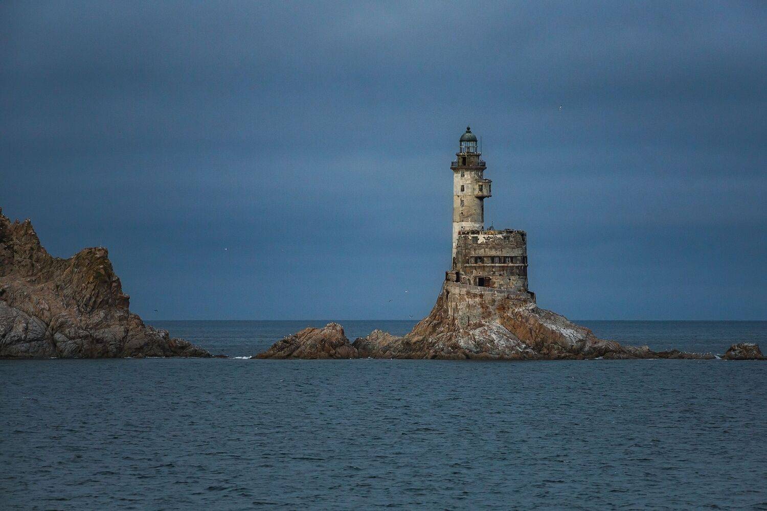 море, маяк, Анива, Сахалин, Курилы, Влад Рябинин