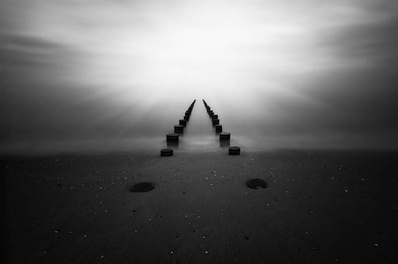 landscape, seascape, pier, silky, milky, smooth, breakwater, jetty, perspective, beach, coast, coastal, infinty, dream, dreamy, sand, sea, ocean, peace, peaceful, still, stillness, serene, serenity, silence, zen, spa, landscapes, waterscape, water, long,  Moment of silence фото превью