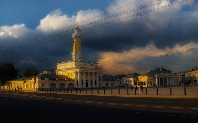 кострома, пожарная каланча, каланча Пожарная каланча. Кострома фото превью
