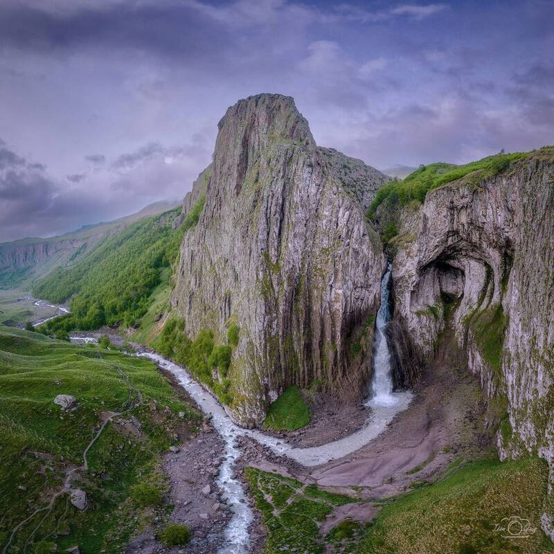 каракая-су, джилы-су, кавказ, водопад Водопад Каракая-Су фото превью