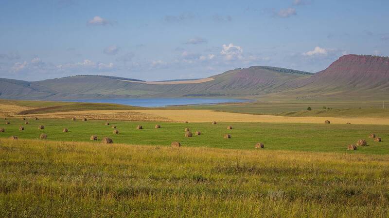 россия, сибирь, хакасия, пейзаж Просторы Хакасии. фото превью