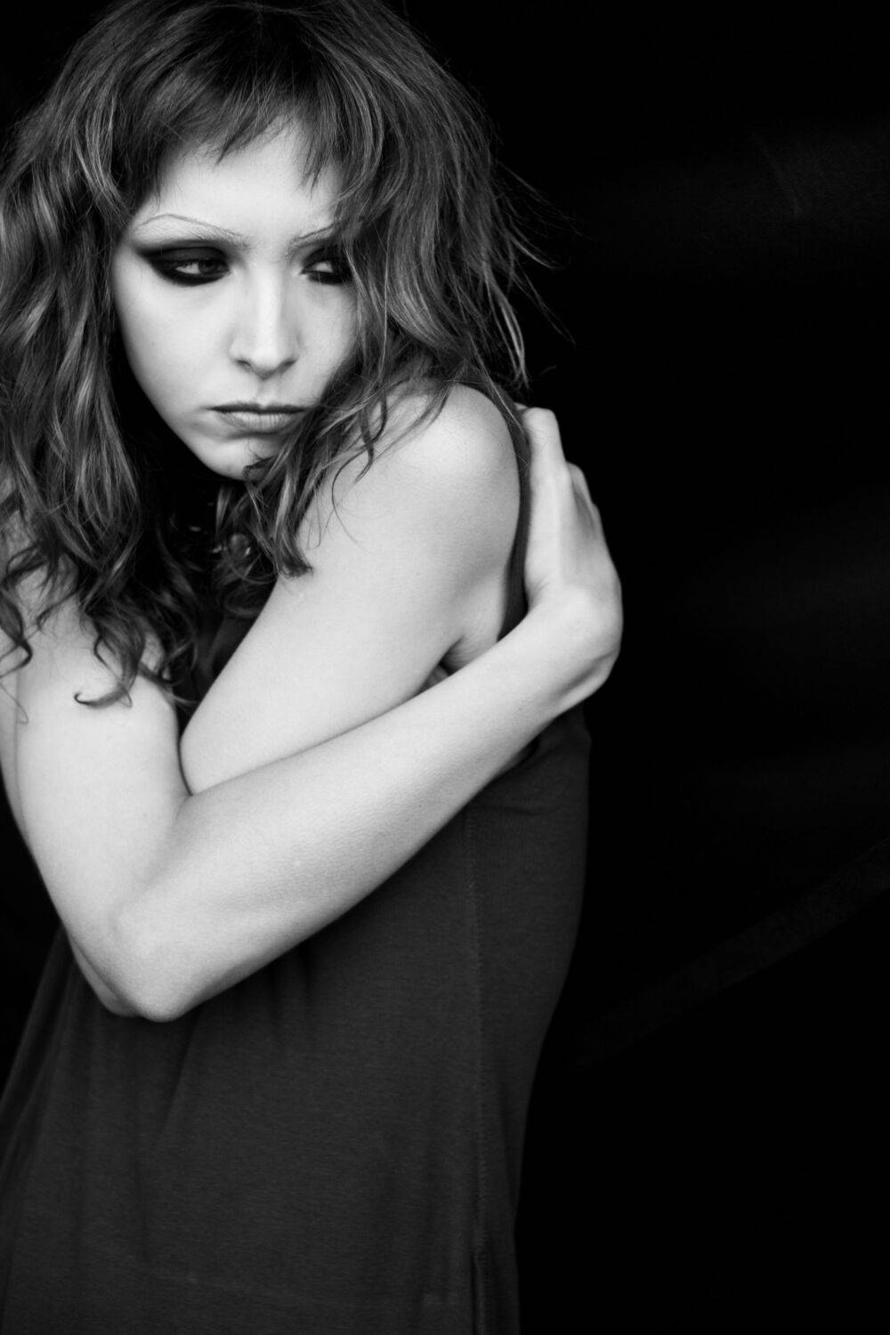 portrait, photography, photo, black and white, Peshersk Anastasia