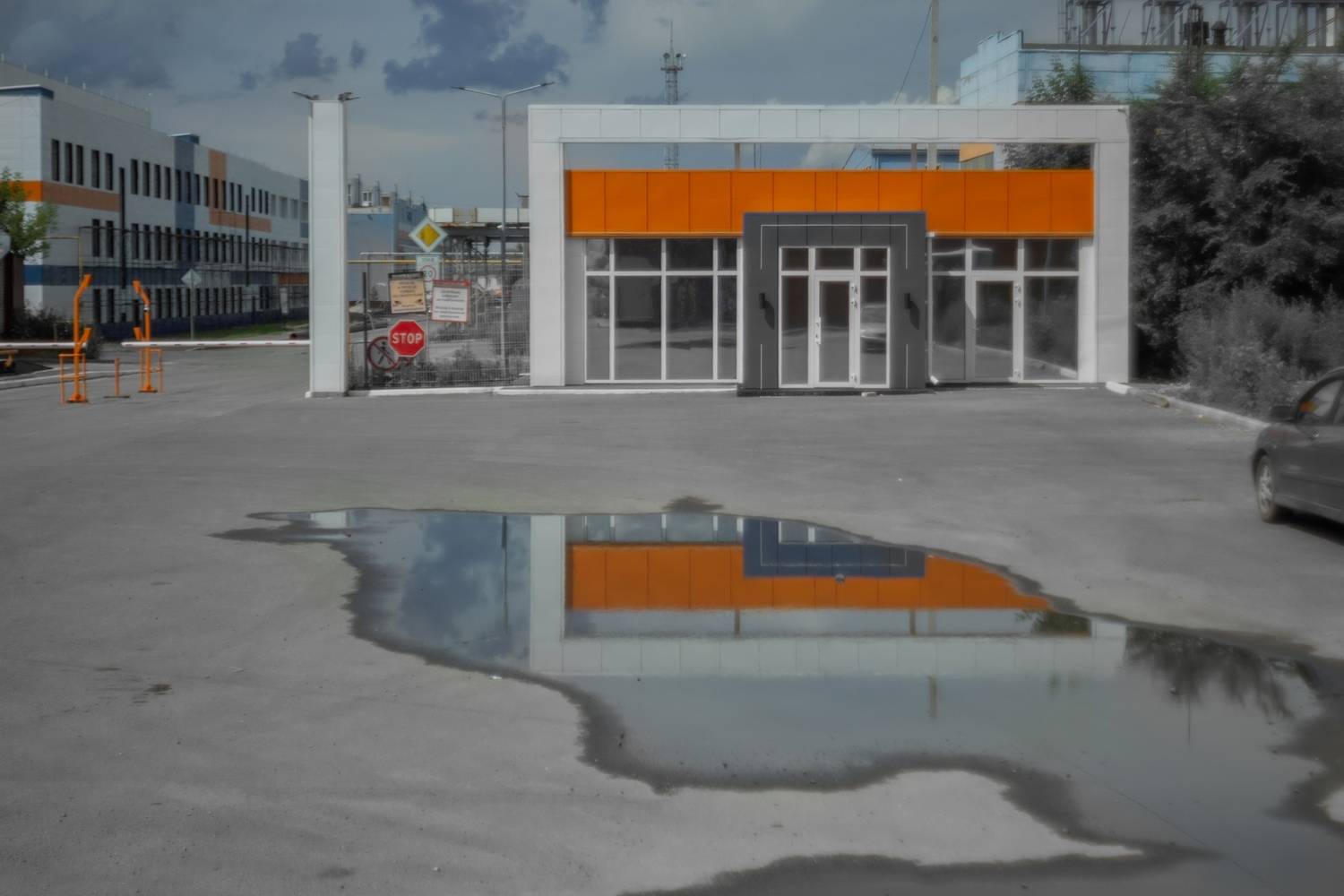 "Оранжевый маяк". Автор: Александр Канцур курганский, индустриальный, парк., Александр Канцур