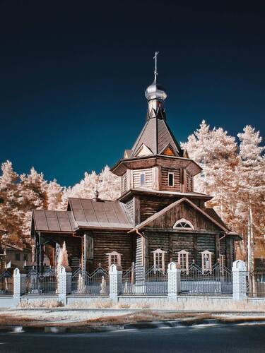 Церковь в инфраккасном спектре