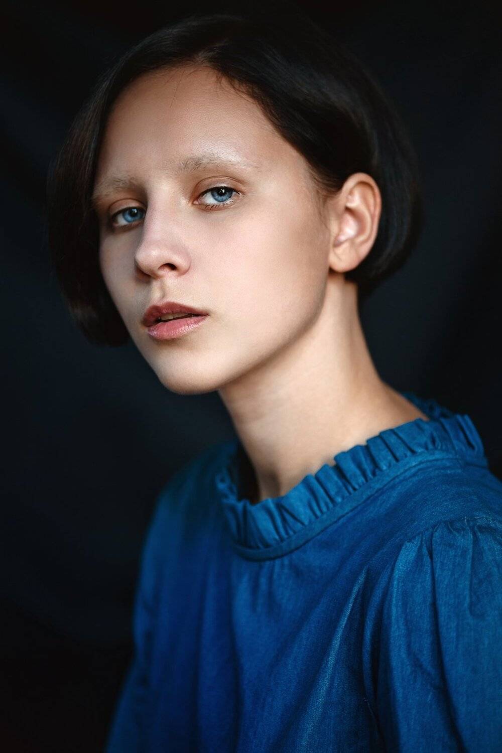 портрет, цвет, взгляд, модель,, Павел Соколов