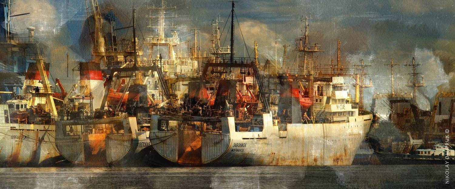 Корабли, Музыка, Пейзаж, Порт, Север, николай дмитрук