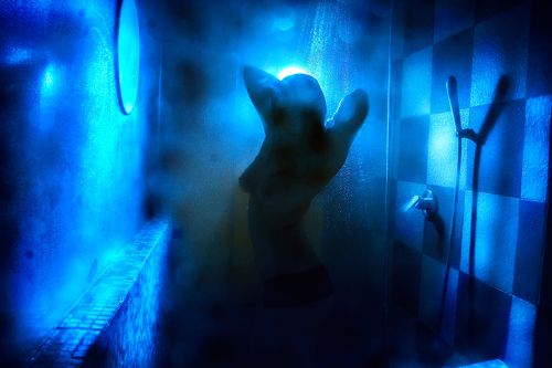 Blue rain...