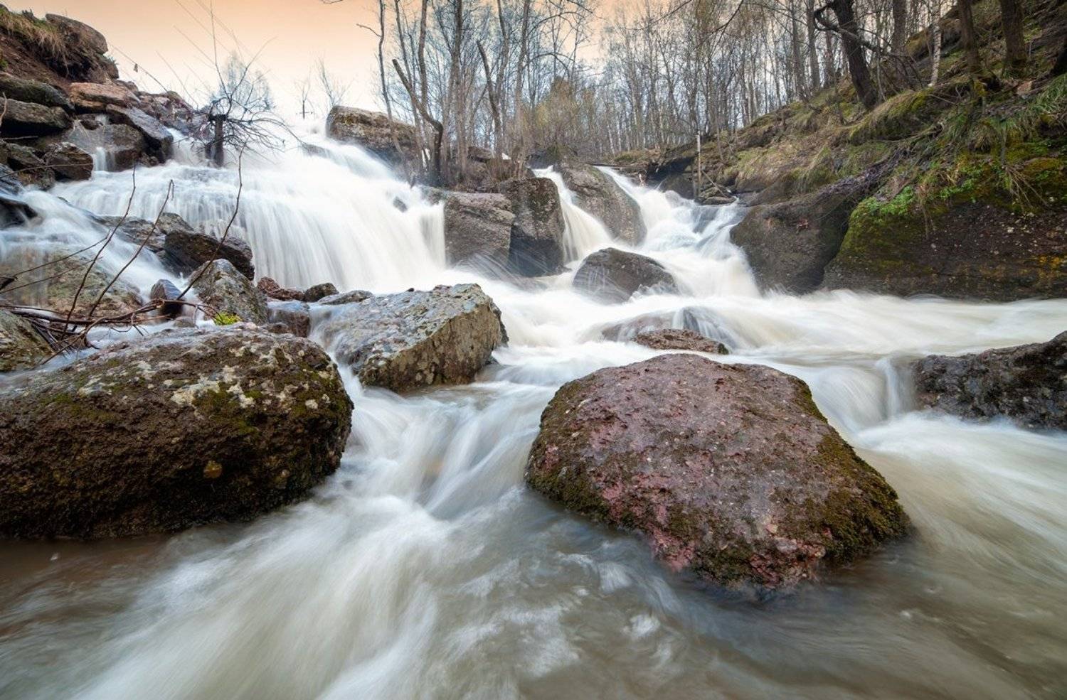 Башкирия, Весна, Вода, Водопад, Горы, Камни, Кук-Караук, Алексей Верзун