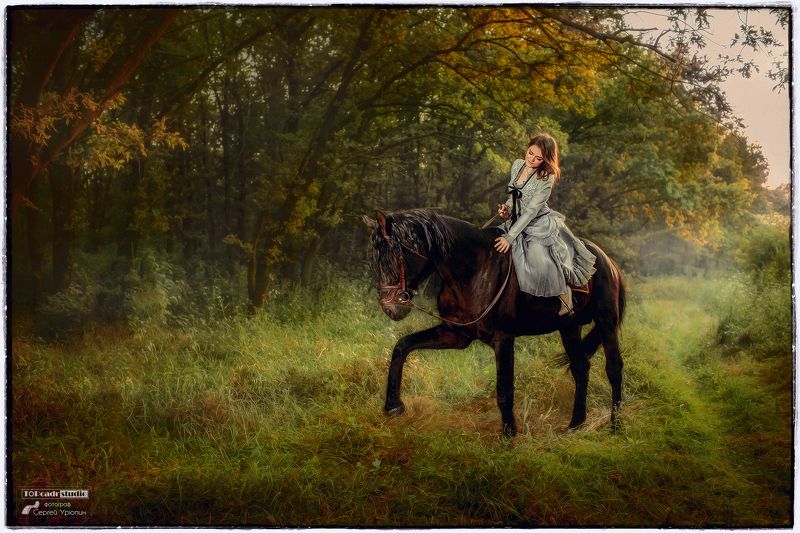 Конная прогулка фото превью