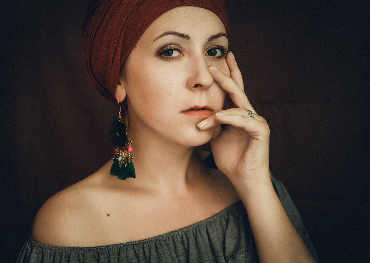 Автопортрет, Анна чернякова, Портрет, Портрет девушки, Чернякова Анна