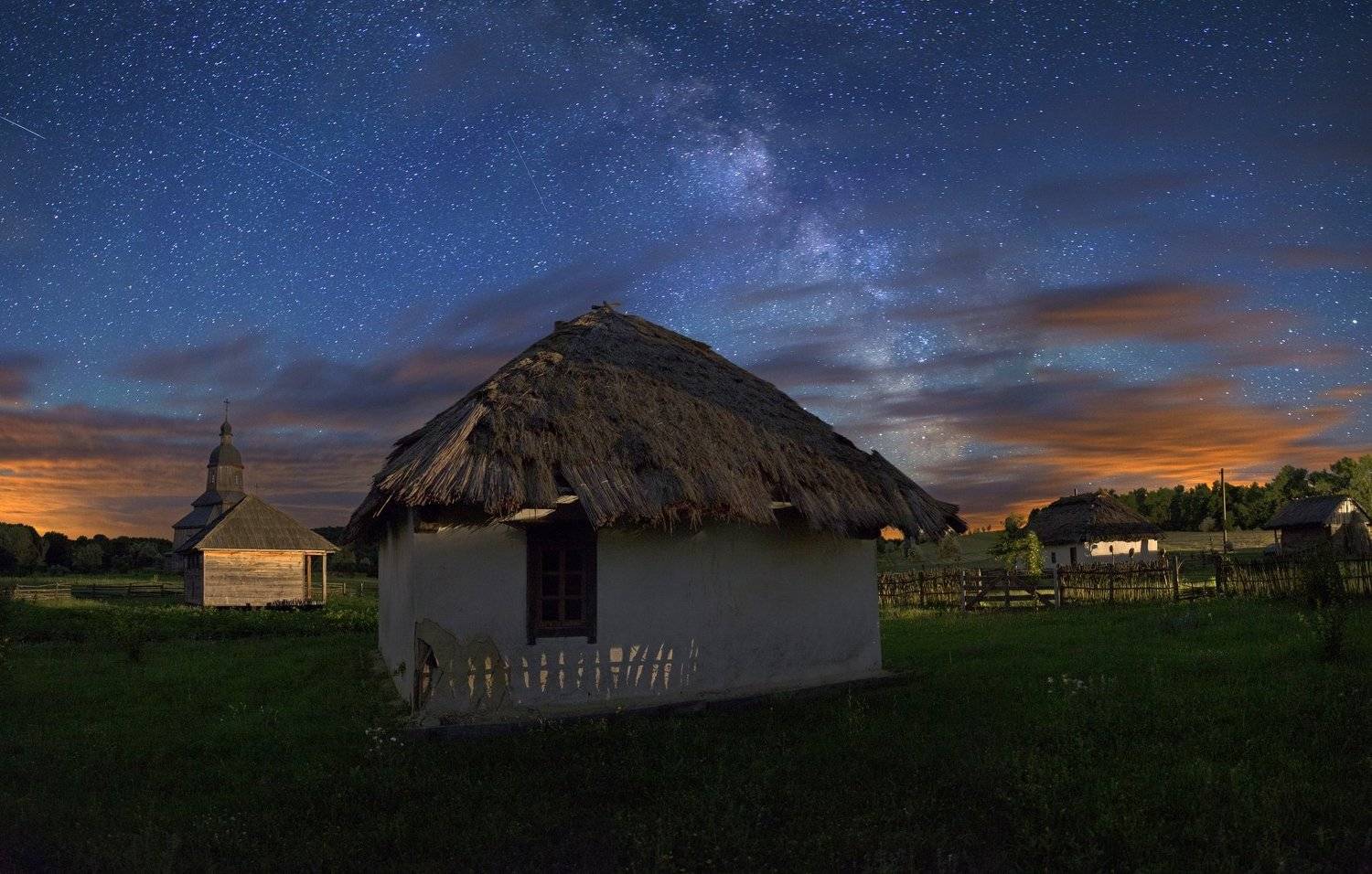 night, stars, milky way, clouds, звезды, млечный путь, ночь, облака, Valentin Gaidai