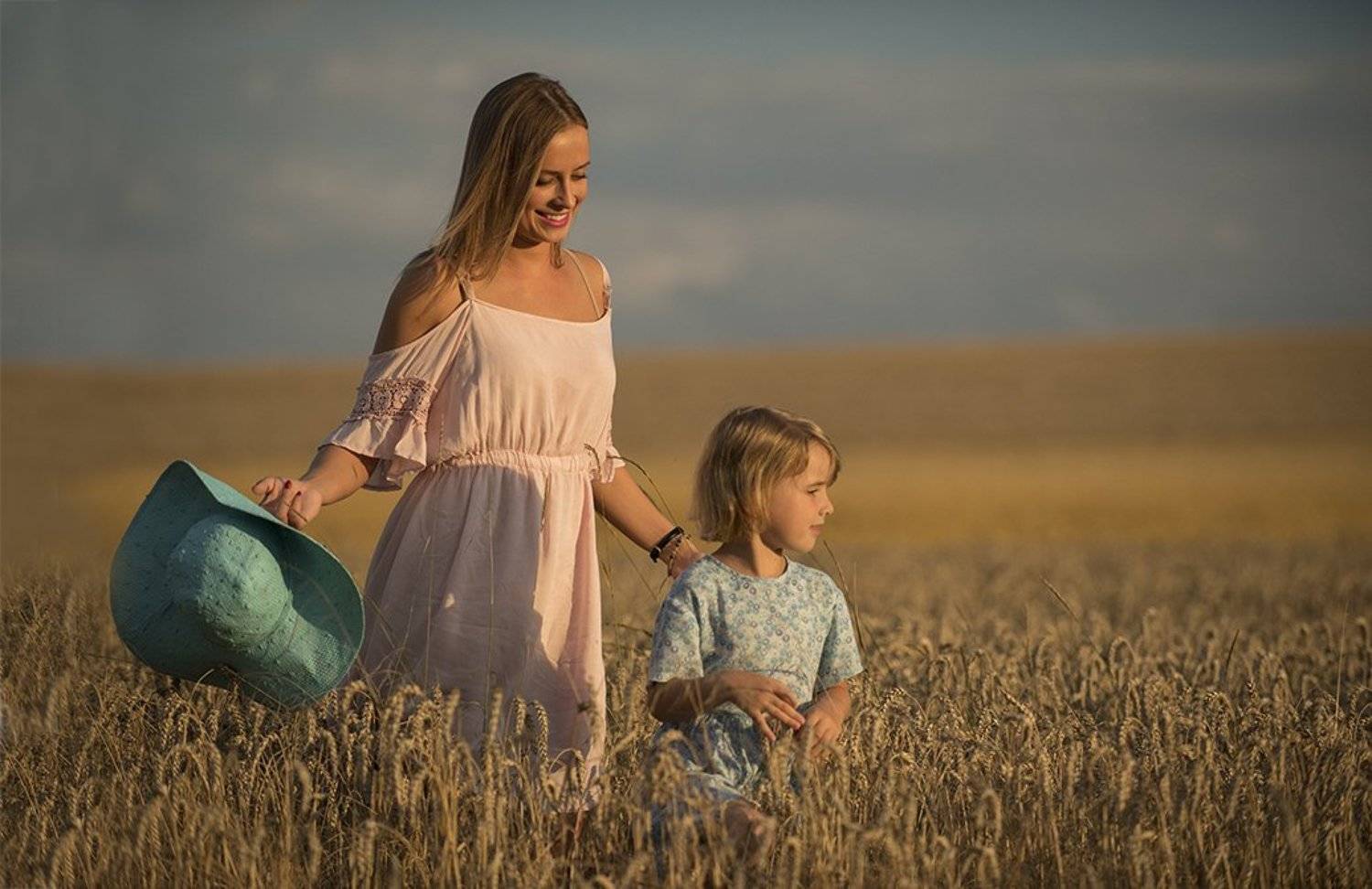 Child, Field, Landascape, Light, Model, People, Portrait, Summer, Sun, Sunset, Woman, Tomek Jungowski