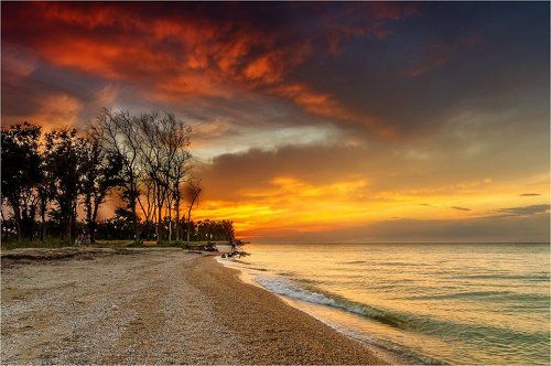 Закат  в Должанке! 