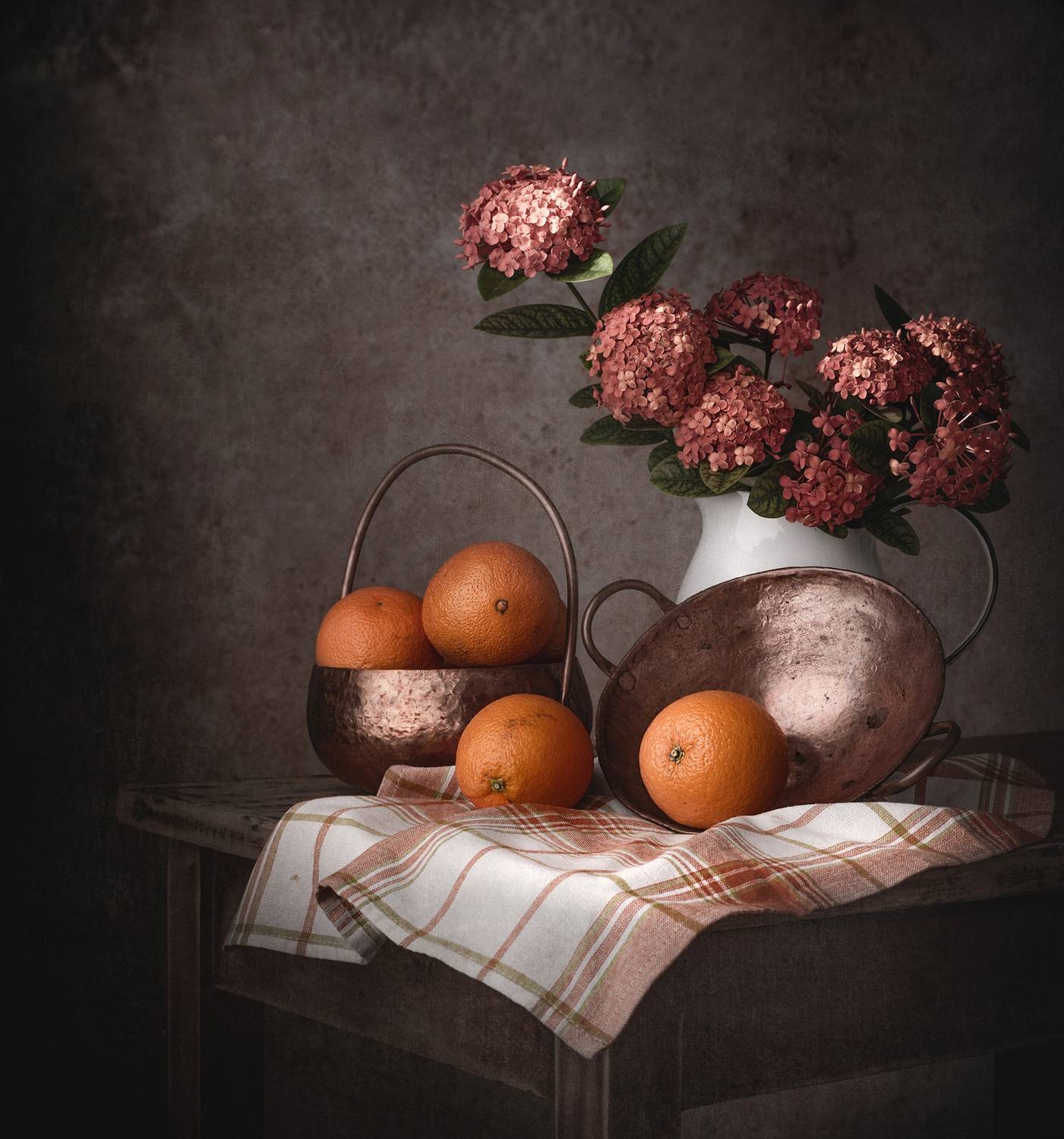 still life, orange, colors, textures, light, Maria Margareth Perfoncio