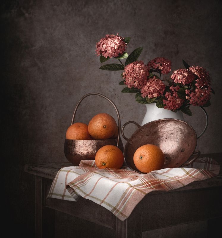 still life, orange, colors, textures, light Orange фото превью