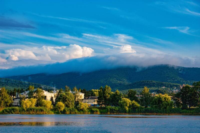 Утренний туман фото превью