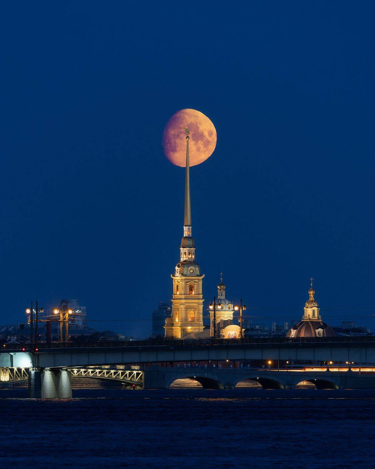 Петропавловский собор, Санкт-Петербург, Луна, Кондратенко Руслан