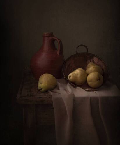 Pears on the table...