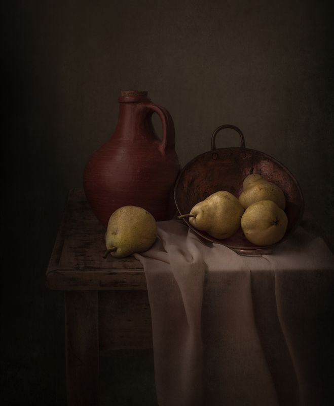 Pears on the table...