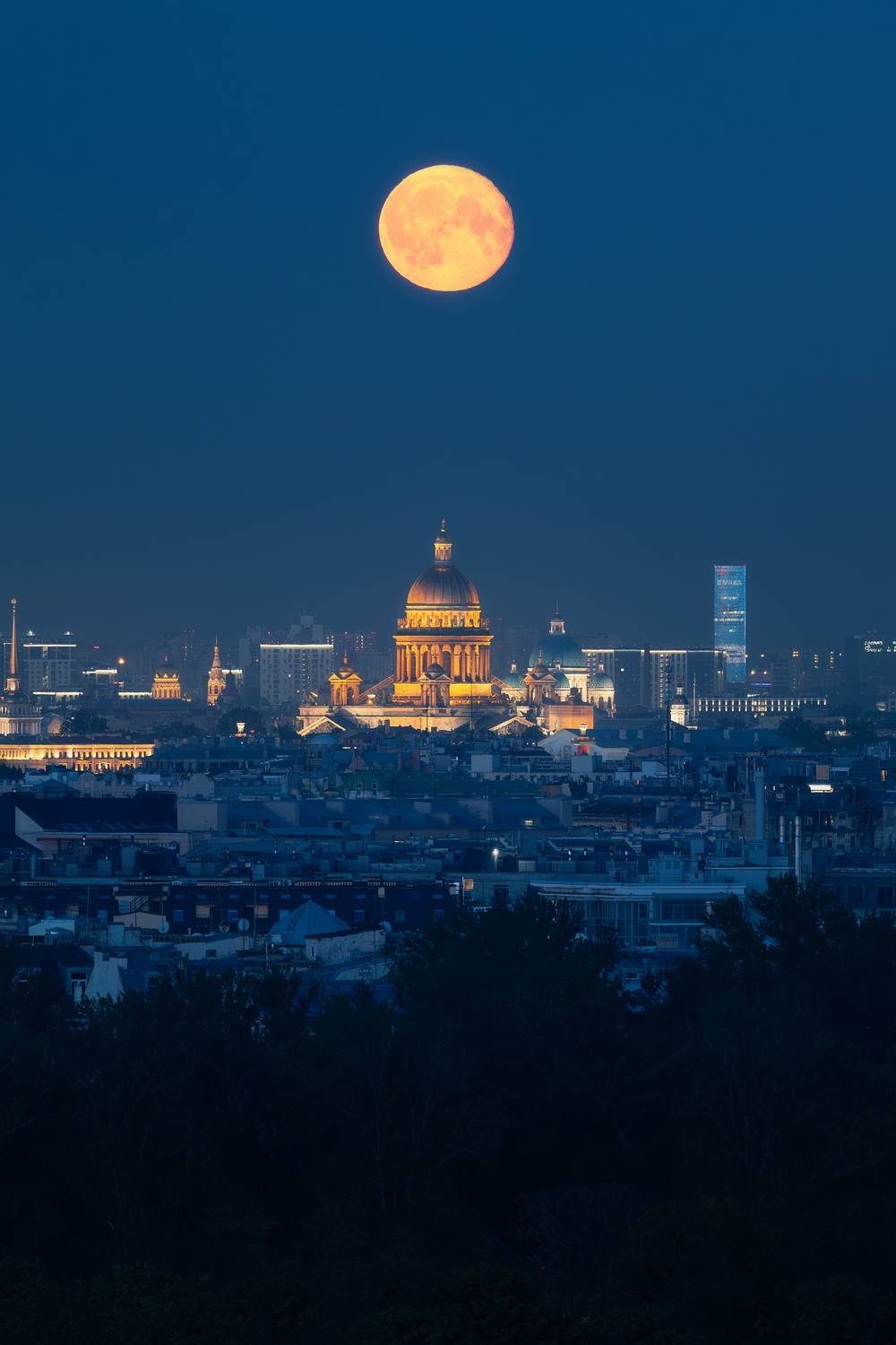 Санкт-Петербург, Луна, Исаакиевский собор, Троицкий собор, Кондратенко Руслан