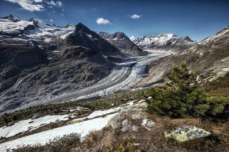 swiss, autumn, moutains, canon, 5 dsr, alps, landscape, sunrise, glacier The Ribbon of Prehistory фото превью