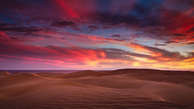 Закатный свет на Гран-Канарии фото превью