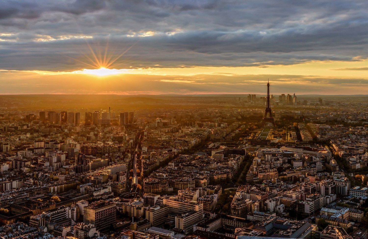 париж, закат, город. travel, Сергей Кичук
