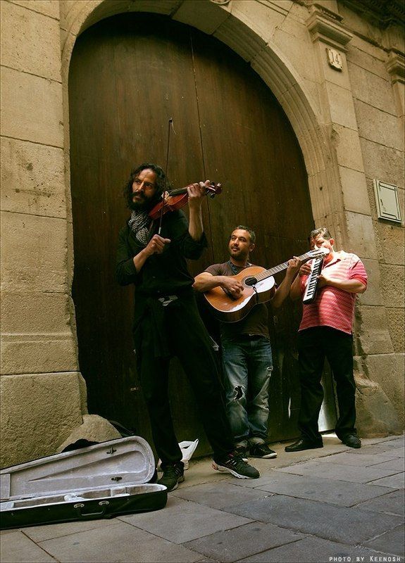 digital genre portrait  Уличные артисты.  фото превью