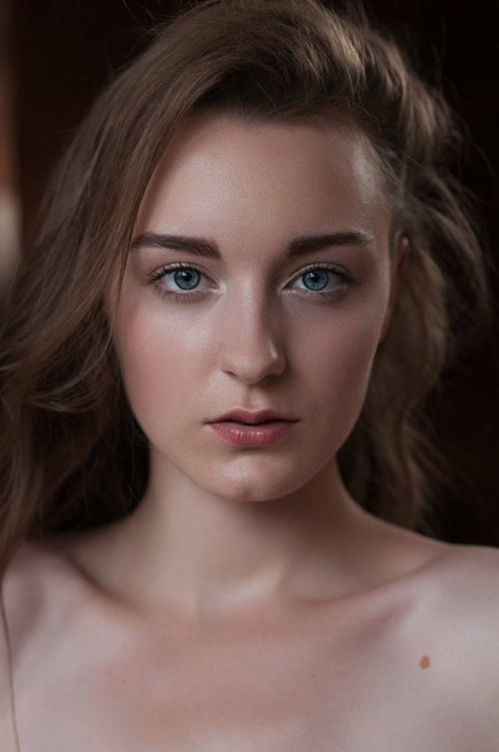 портрет, девушка, красивая девушка, студия, Дмитрий Шеремет