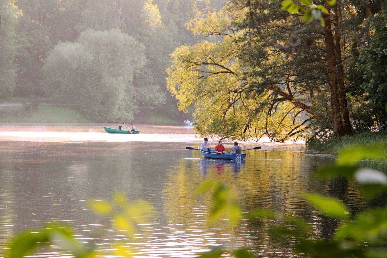 Кузьминки, Лето, Лодки, Москва, Парк, Пруд, Виктор Климкин