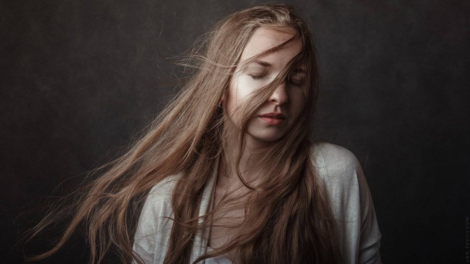 портрет, студийный портрет, портрет девушки, Анна Никифорова