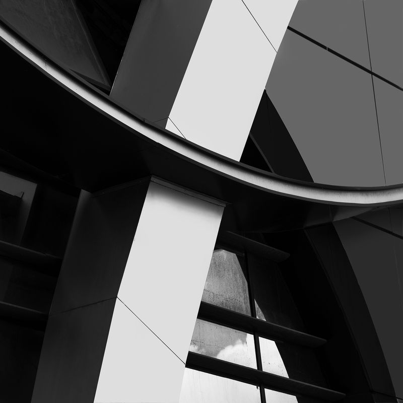 Architecture, Black, Black & white, Black and white, Building, Архитектура, Геометрия, Здание, Черно-белое, Черное ARCHITECTURE фото превью
