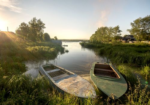 Жаркое лето в деревне
