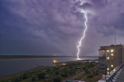 Молния в р.Печора