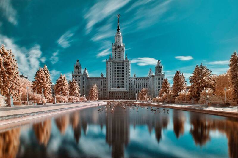 мгу МГУ в инфракрасном спектре фото превью
