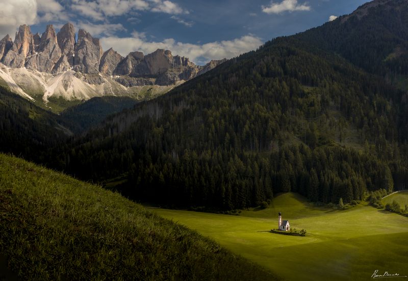 dolomites, val de funes, san g, san giovanni San Giovanni church, Val de Funes фото превью