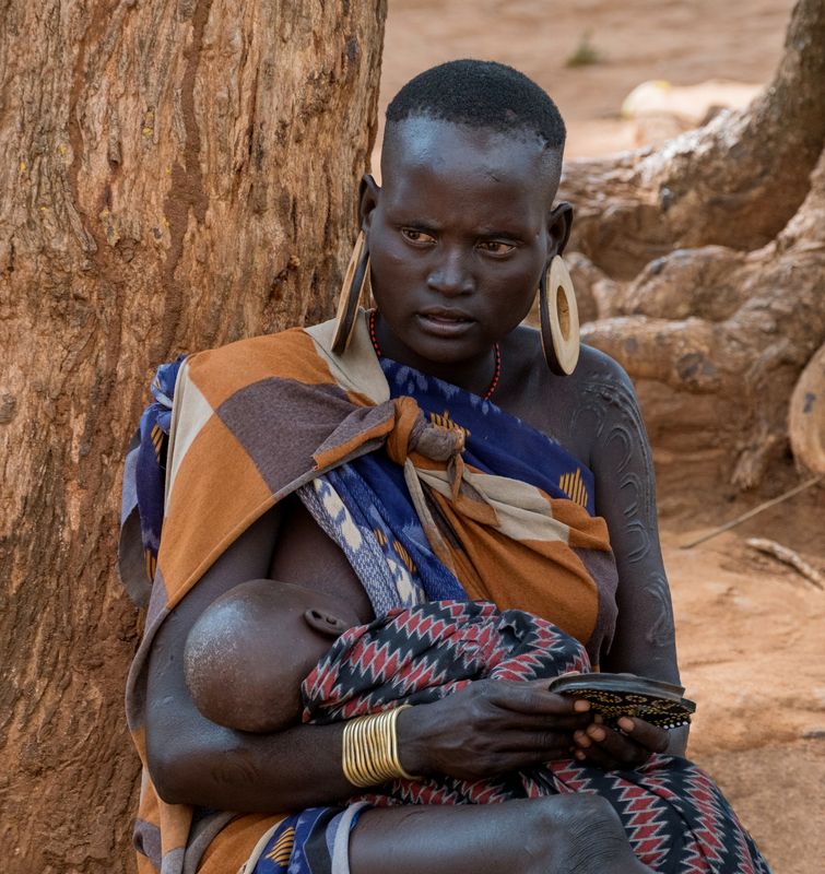 эфиопия, племена, долина реки омо, долина омо, омо, племя, мурси, ethiopia, эфиопия 2026, faces of africa Африканская мадонна фото превью