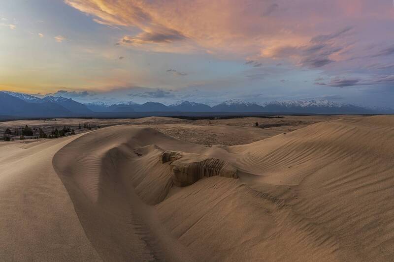 Вечер в Чарских песках фото превью