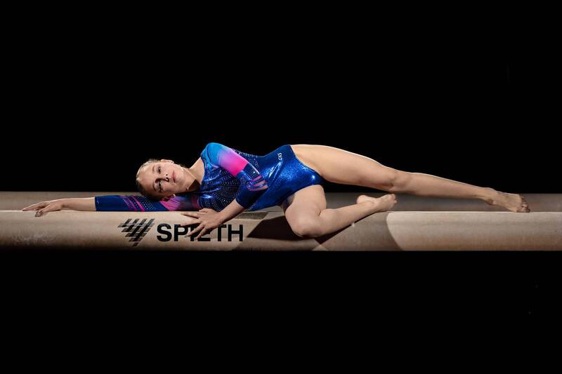 gymnastics, balance beam, gymnast, sports photography  фото превью
