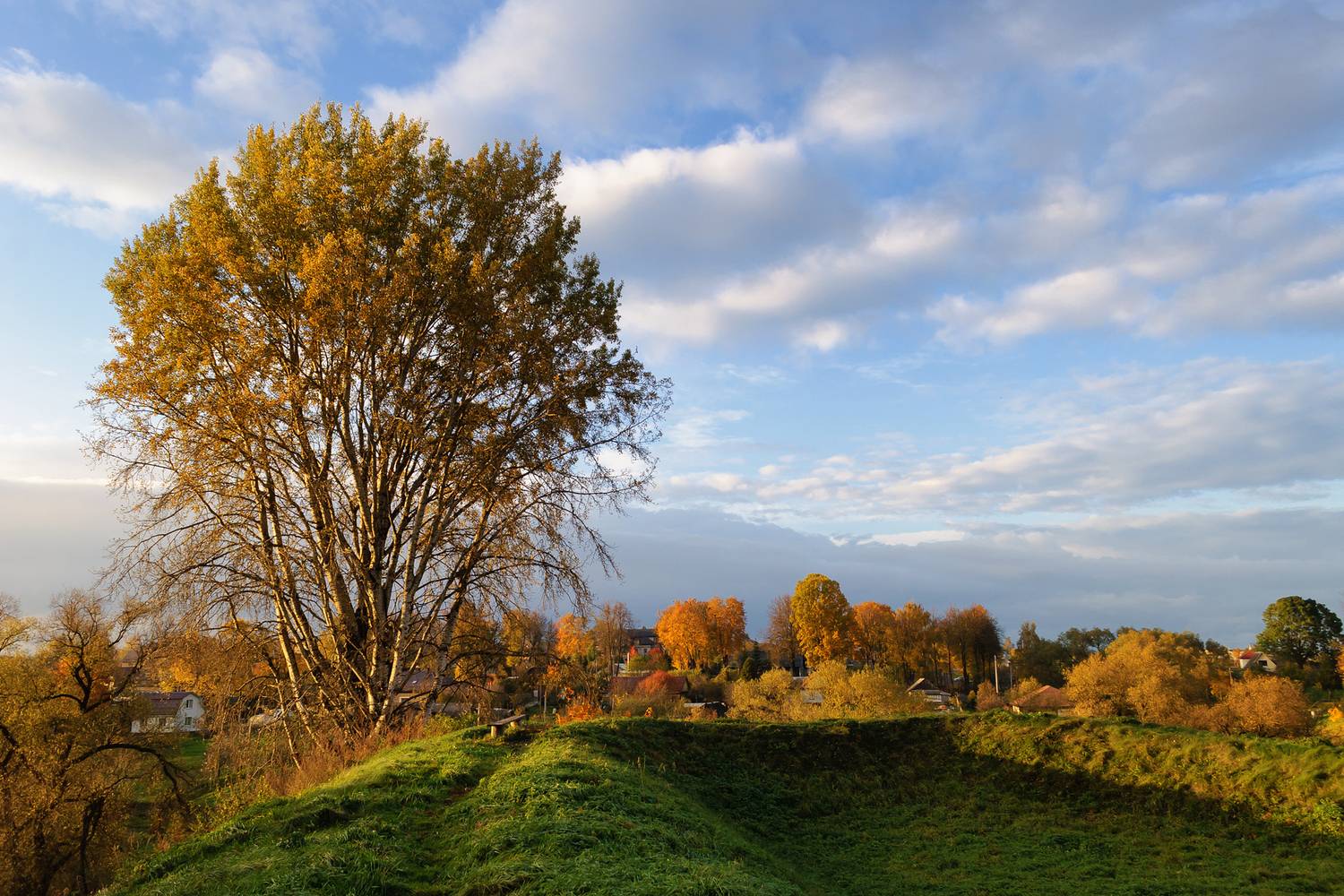 пейзаж, осень, беларусь, городище, Карабинов Дима