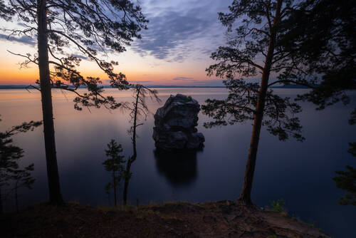 Водная гладь озера Иткуль