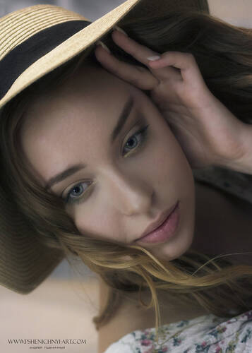 Girl in a hat
