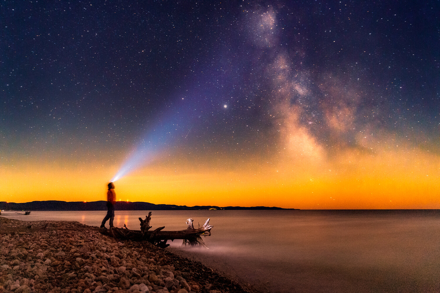 Canadian wild. Автор: Radovanovic Marko marko, radovanovic, night, shot, long, exposure, canada, lake, superior, stars, milky, way, longshot, tree, shores, traveler, hike, Radovanovic Marko