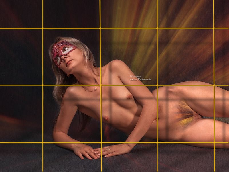 девушка, жар птица, золотая клетка, клетка, ню, обнажённое тело, павлин, эротика Жар птица фото превью