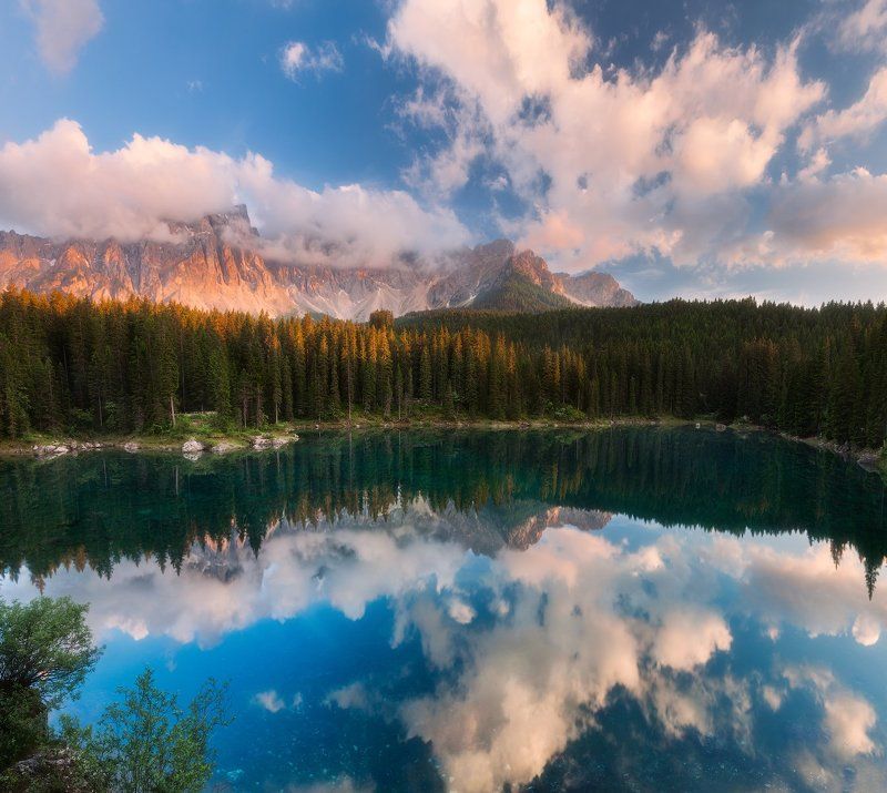 Озеро Карезза фото превью