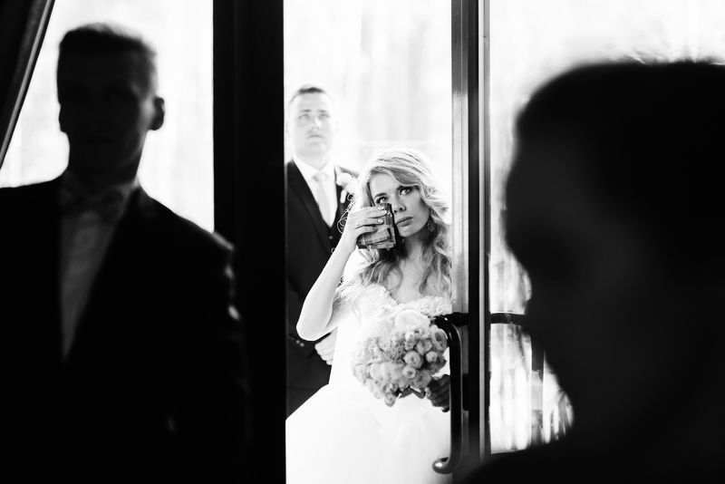 wedding, bride, emotion, tears, bw 66 фото превью