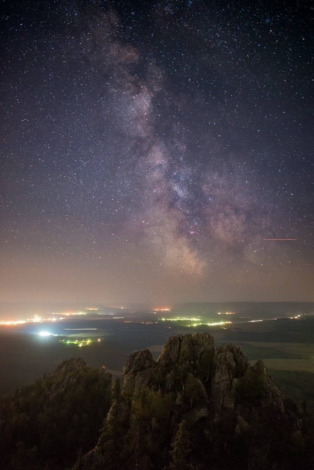 Южный Урал, Белорецк, Малиновая, АстроФото, Млечный путь, Кочергин Дмитрий